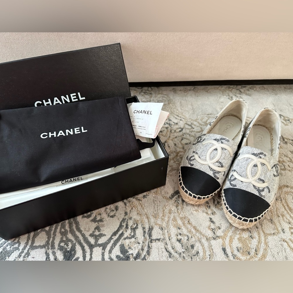 CHANEL Espadrilles Jeans size 38